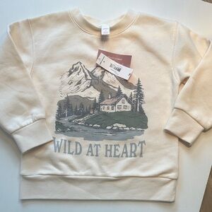 Joe Fresh x Jillian Harris Cream 'Wild at Heart' Kids Sweater